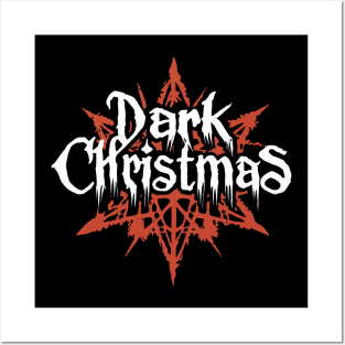 Dark Christmas Deathmetal Band Logo Style Posters and Art